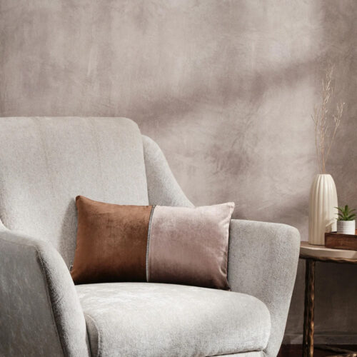 Plush Lumbar – Espresso & Taupe