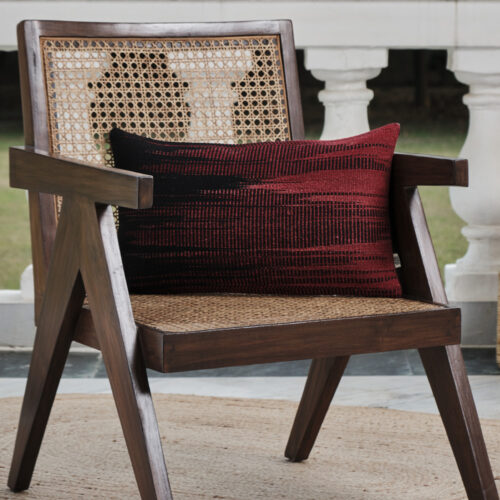 Java Lumbar – Maroon & Black