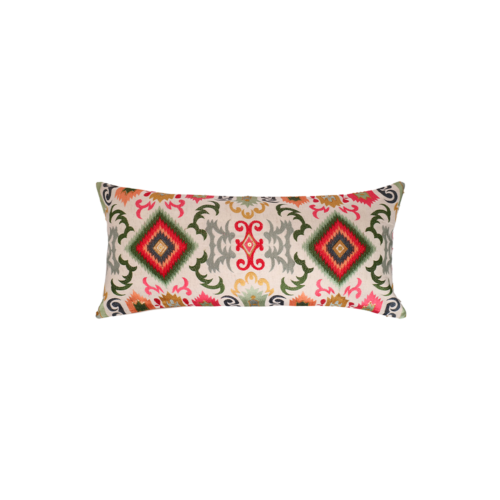Aztec Long Lumbar – Off-White