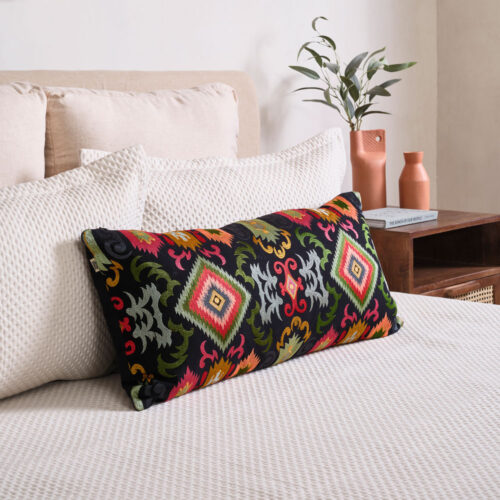 Aztec Long Lumbar – Black