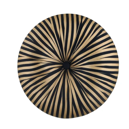 Button – Midnight Blue & Beige