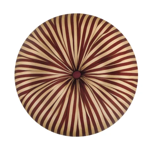 Button – Wine & Beige