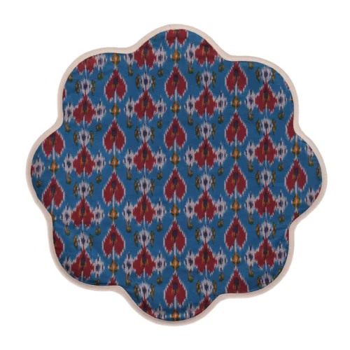 Ikkat Placemat – Blue