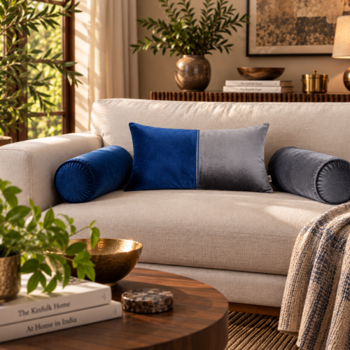 Capsule & Plush Trio – Ultramarine & Graphite